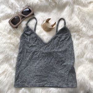 Brandy Melville Stretch Knit Crop Top Cami